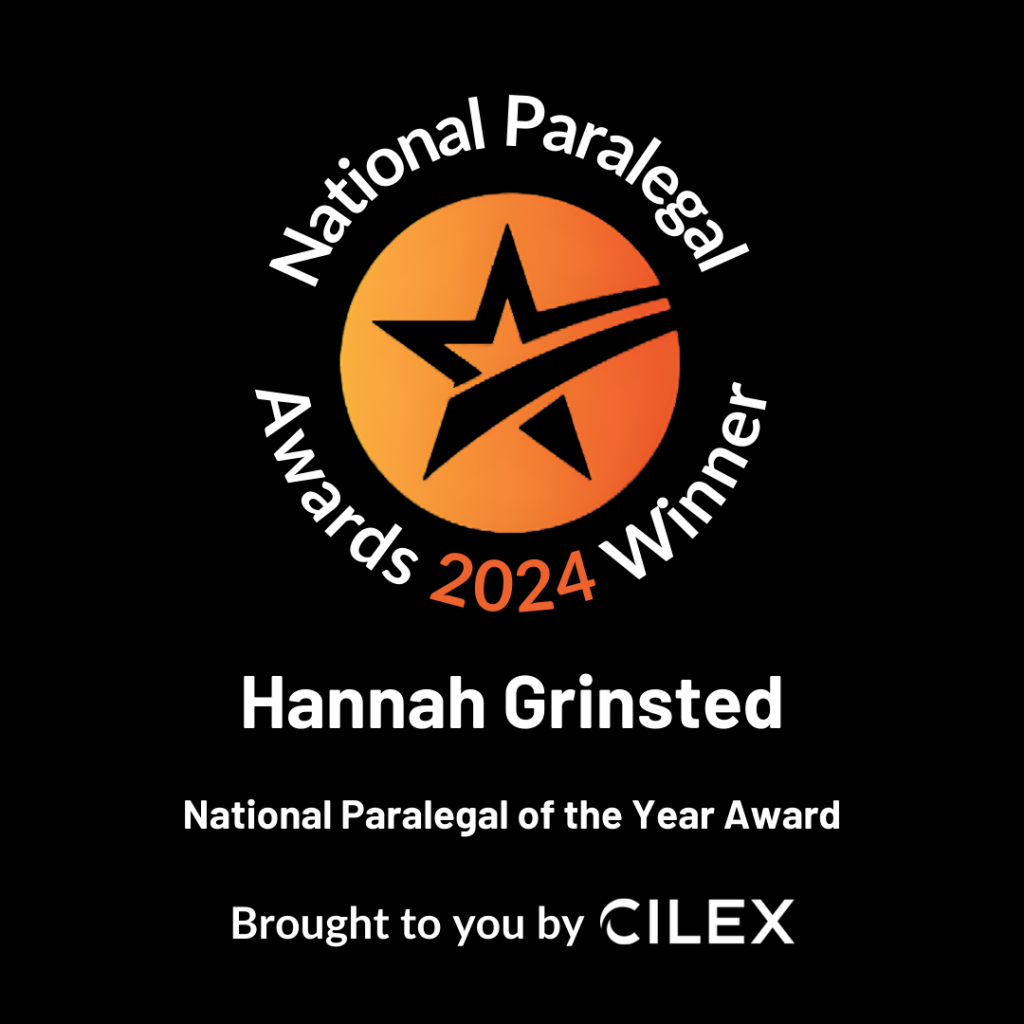 Award Winning Performance for Hannah Grinsted